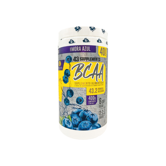 Bcaa 400 gr mora azul 43 supplements