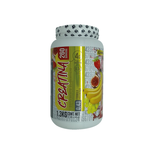 Creatina 1.3k ponche de frutas 43 supplements